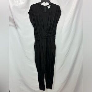 adam et rope black skinny jumpsuit size 38